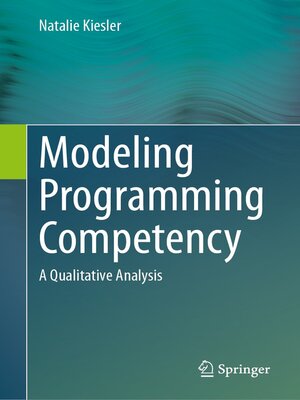 cover image of Modeling Programming Competency